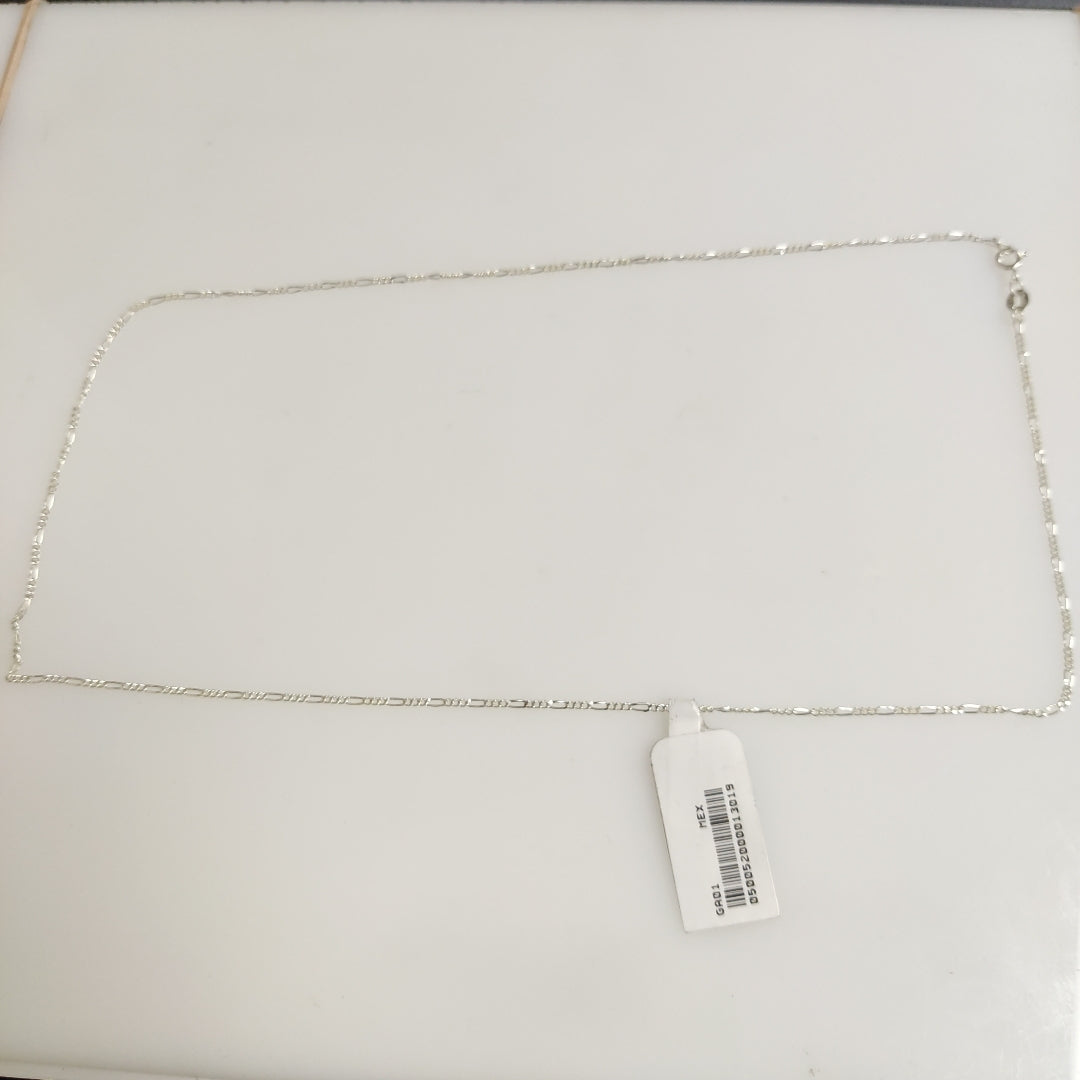 CADENA TEJIDO 3X1 PLATA .925 50 CM 2.2 GR (NUEVO)