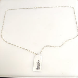 CADENA TEJIDO ESLABONES PLATA .925 55 CM 2.9 GR (NUEVO)