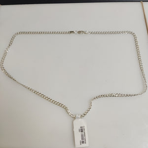 CADENA TEJIDO BARBADO PLATA .925 55 CM 12.8 GR (NUEVO)