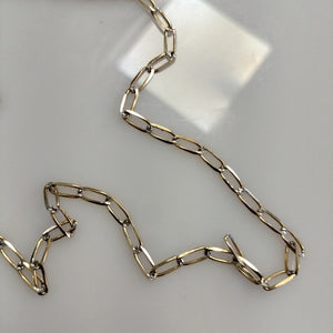 CADENA TEJIDO ESLABONES 12.3G 60 CM 14K (NUEVO)