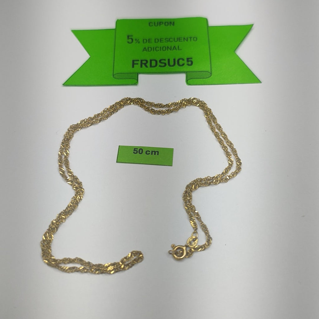 CADENA ORO 14 K 2,80 GRMS (SEMINUEVO)