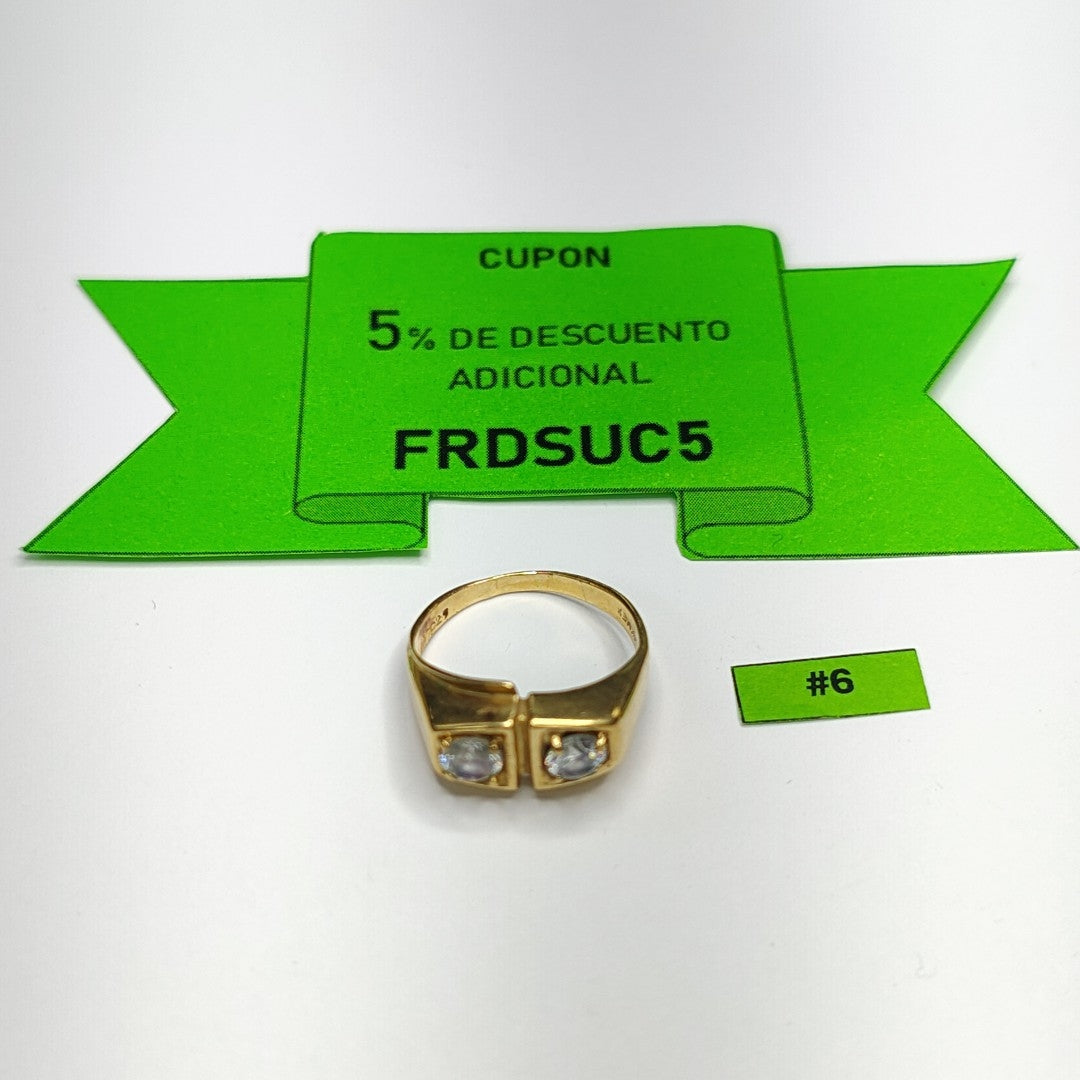ANILLO ORO 14 K 2,90 GRMS (SEMINUEVO)