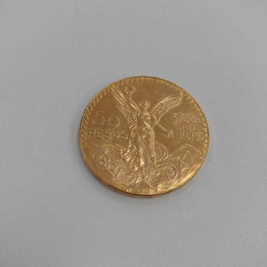 K1 41,60 GRMS 21 K IDENTIFICACIÓN MONEDA NOMINATIVA MONEDAS PESOS 50 PESOS (SEMINUEVO)