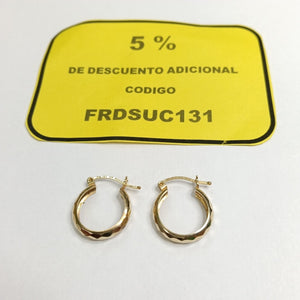 ARRACADAS PAR ORO 8 K 1.4 GRMS (SEMINUEVO)