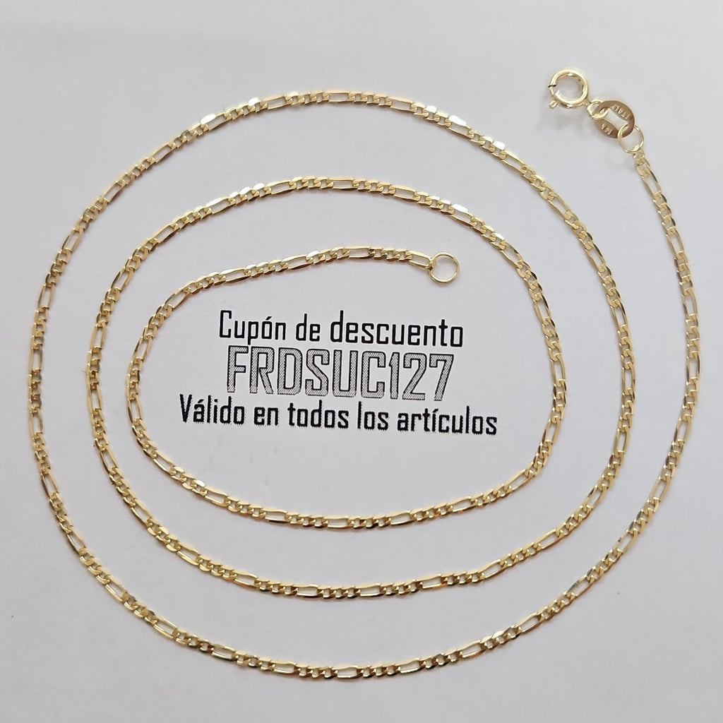 CADENAS CARTIER 3 1 AMARILLA ORO 14K 2.1 (NUEVO)