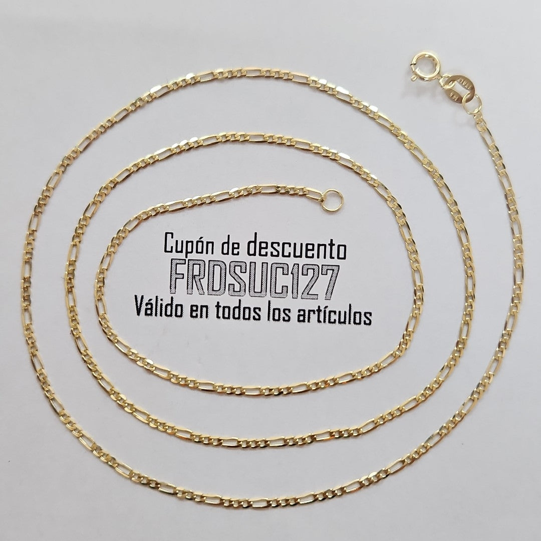 CADENAS CARTIER 3 1 AMARILLA ORO 14K 2.1 (NUEVO)
