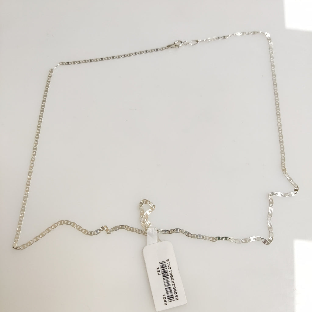 CADENA TEJIDO ESPEJO PLATA .925 60 CM 4.3 GR (NUEVO)