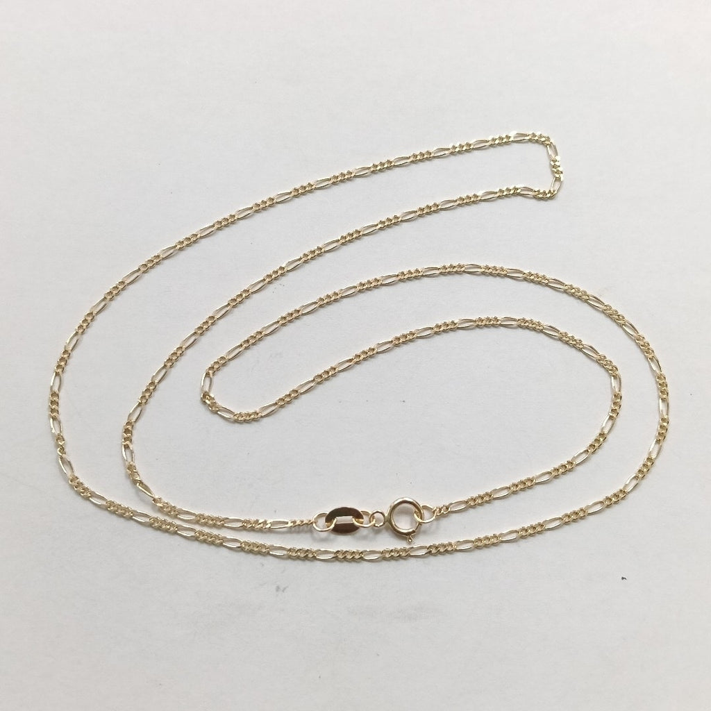 CADENAS TEJIDO 3X1 ORO 14K 55 CM 2.7 GR (NUEVO)
