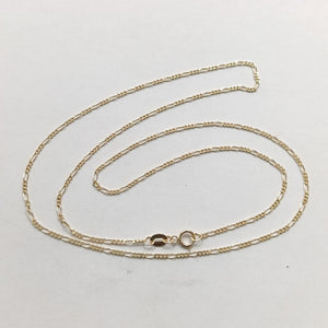 CADENAS TEJIDO 3X1 ORO 14K 55 CM 2.7 GR (NUEVO)