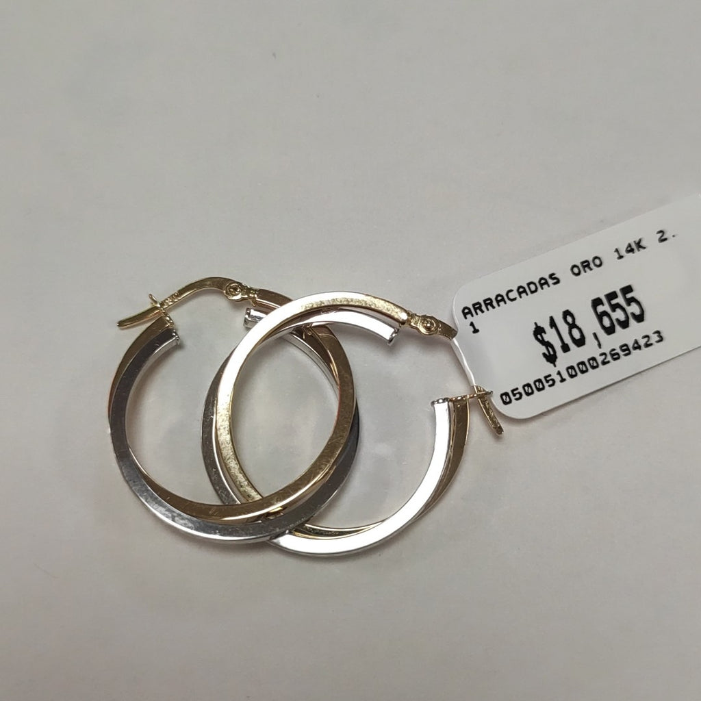 ARRACADAS ORO 14K 2.1 (NUEVO)