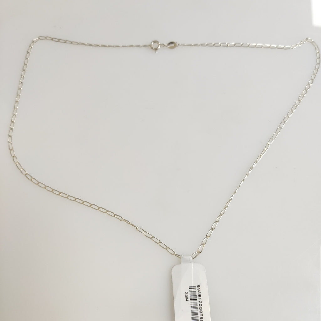CADENA TEJIDO ESLABONES PLATA .925 50 CM 2.6 GR (NUEVO)