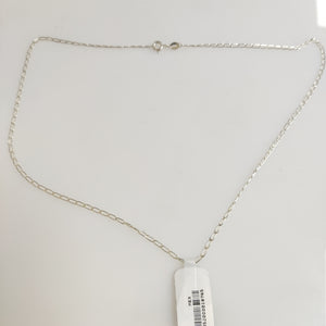 CADENA TEJIDO ESLABONES PLATA .925 50 CM 2.6 GR (NUEVO)