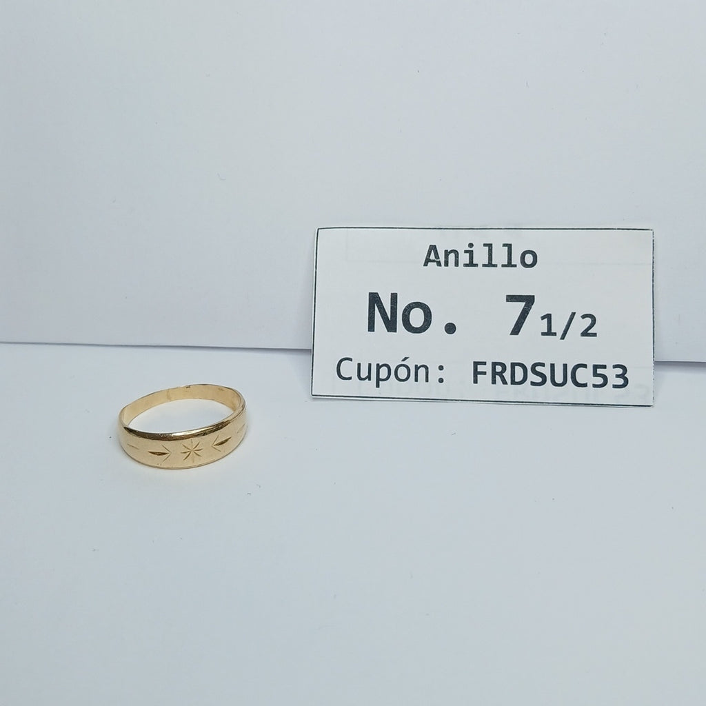 ANILLITO ORO 14 K 2.5 GRMS (SEMINUEVO)
