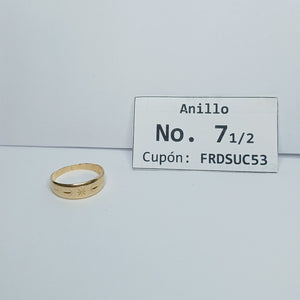 ANILLITO ORO 14 K 2.5 GRMS (SEMINUEVO)