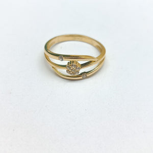 ANILLOS DAMA ORO 10K 2 (NUEVO)