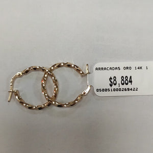 ARRACADAS ORO 14K 1 (NUEVO)