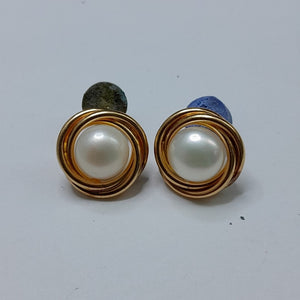 BROQUELES PAR ORO 14 K 3,30 GRMS (SEMINUEVO)