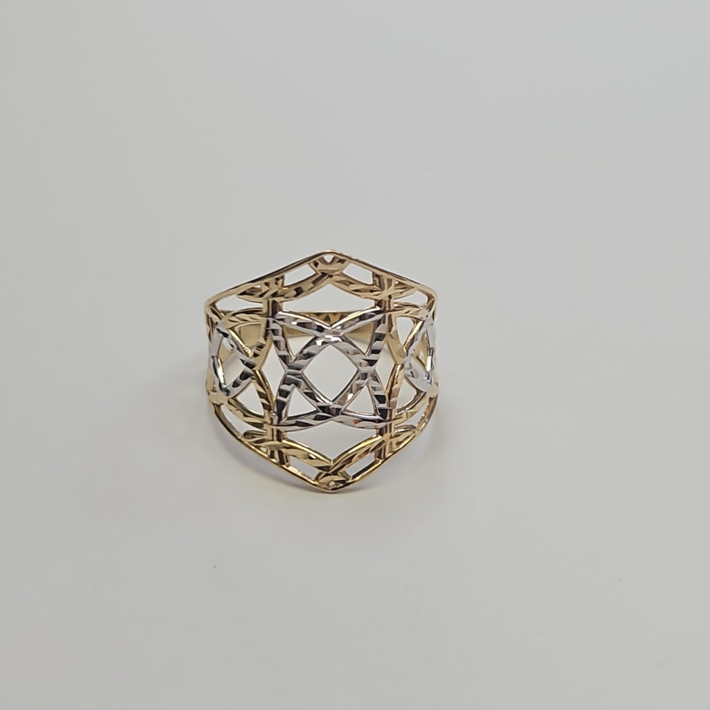 ANILLOS CON ESTRELLA CELTA 14K TALLA 6.5 2.1 GR (NUEVO)