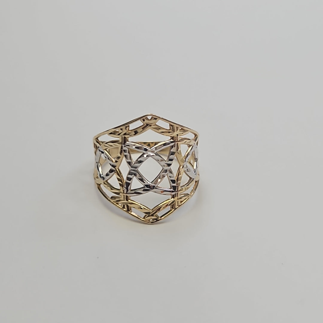 ANILLOS CON ESTRELLA CELTA 14K TALLA 6.5 2.1 GR (NUEVO)