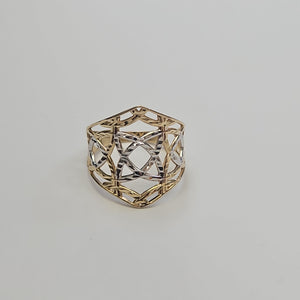 ANILLOS CON ESTRELLA CELTA 14K TALLA 6.5 2.1 GR (NUEVO)