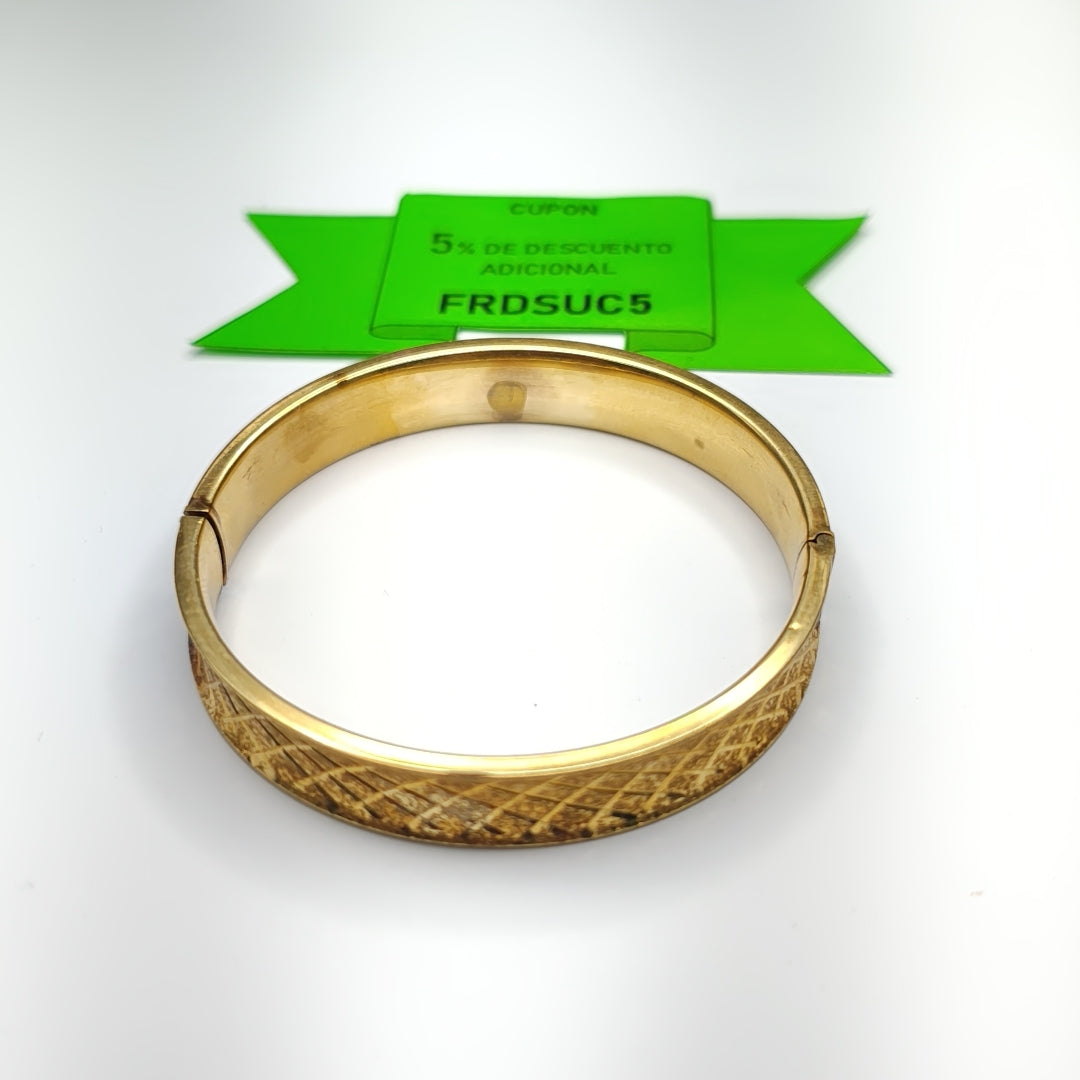 PULSERA RIGIDA ORO 14 K 14.5 GRMS (SEMINUEVO)