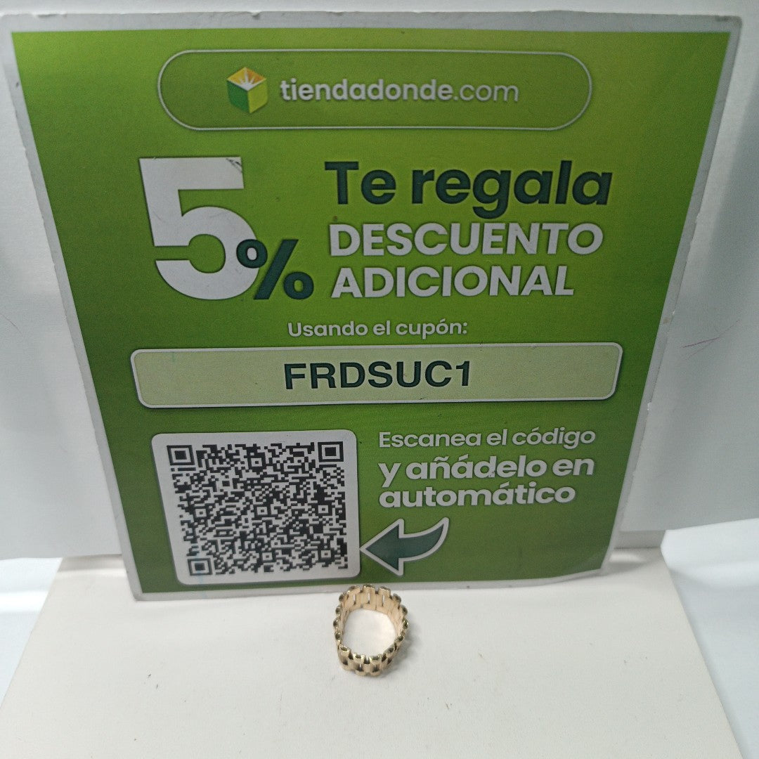 ANILLO ORO 14 K 4.2 GRMS (SEMINUEVO)
