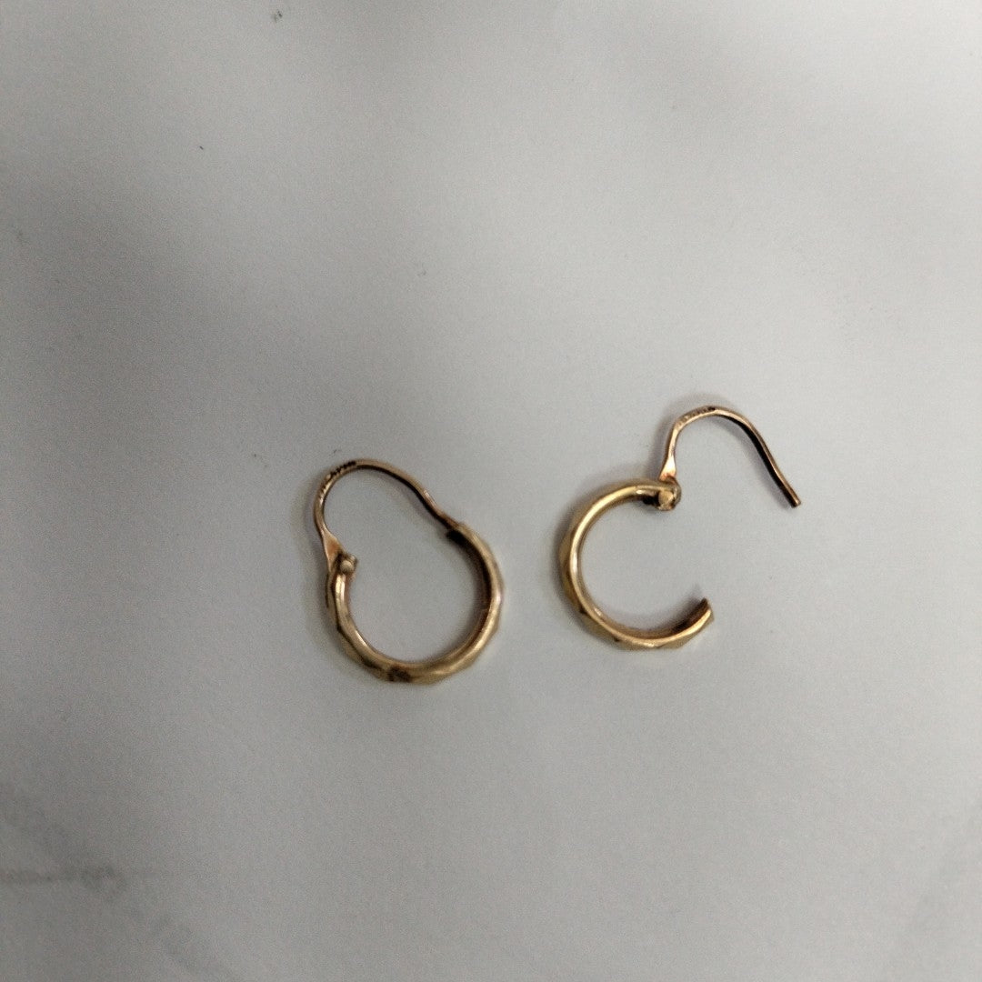 ARRACADAS PAR ORO 14 K 2.9 GRMS (SEMINUEVO)