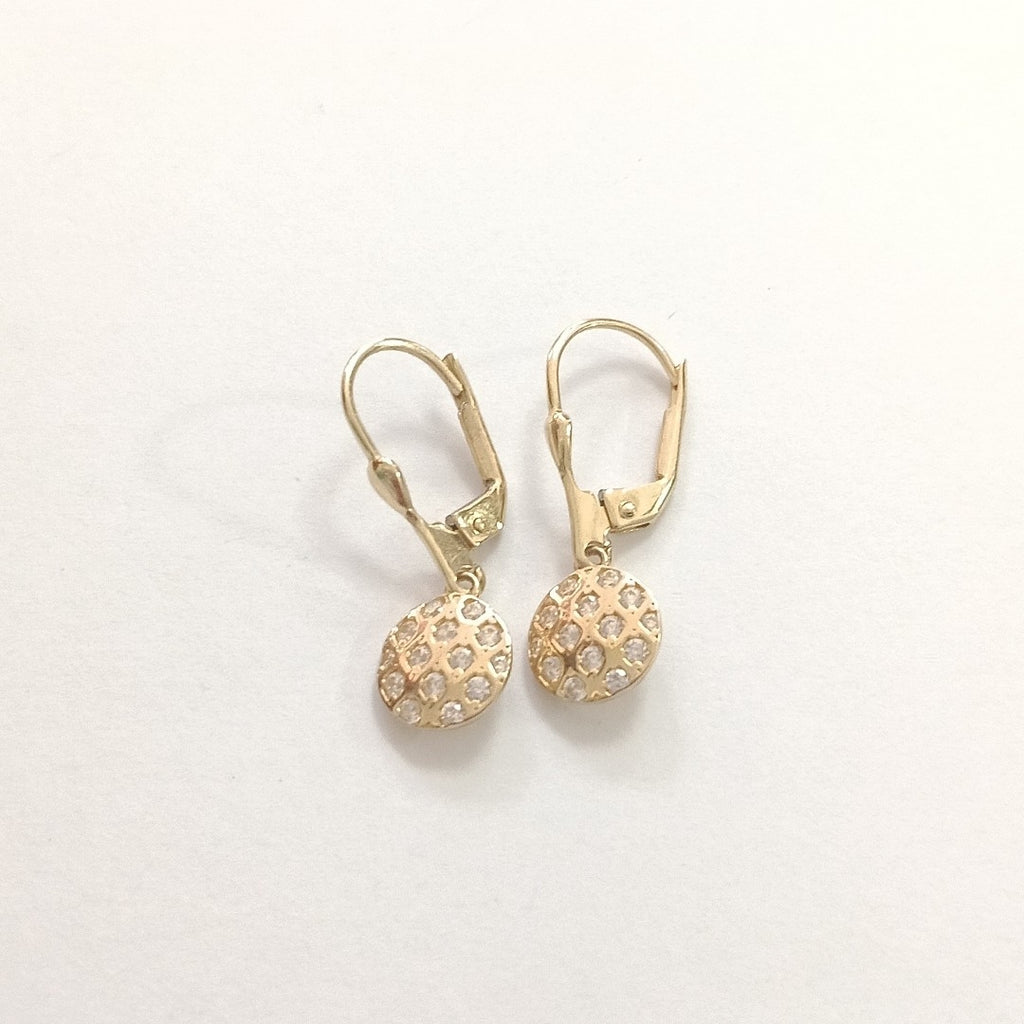 BROQUELES ORO 14K 2.4 (NUEVO)