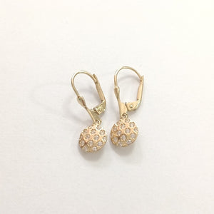 BROQUELES ORO 14K 2.4 (NUEVO)