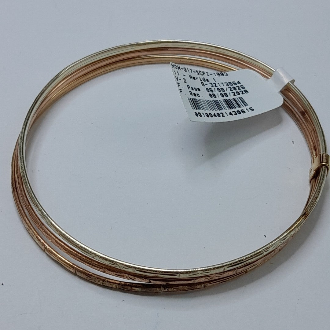 PULSERA RIGIDA ORO 10 K 10 GRMS (SEMINUEVO)