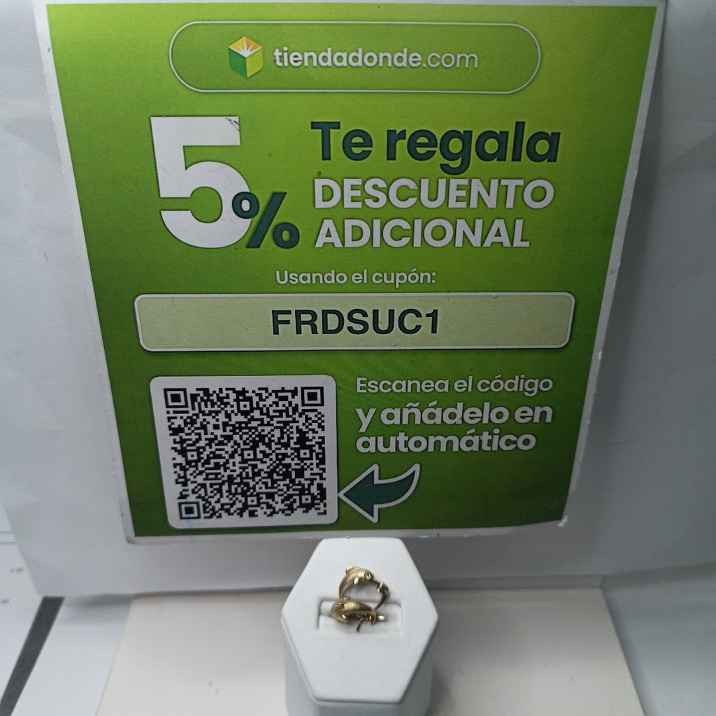 ARETES PAR ORO 14 K 2,90 GRMS (SEMINUEVO)