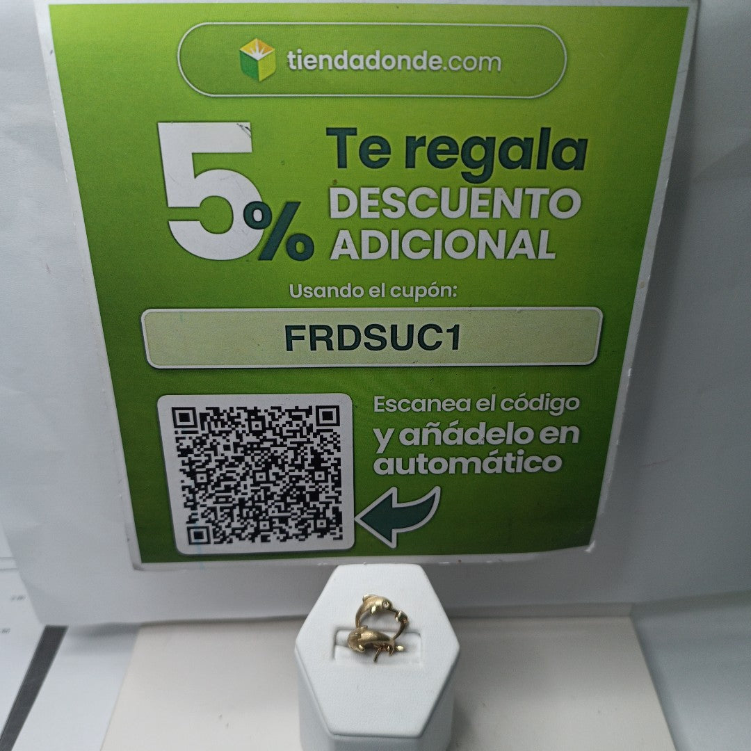 ARETES PAR ORO 14 K 2,90 GRMS (SEMINUEVO)