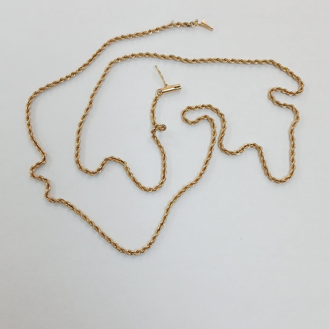 CADENA ORO 14 K 10.7 GRMS (SEMINUEVO)