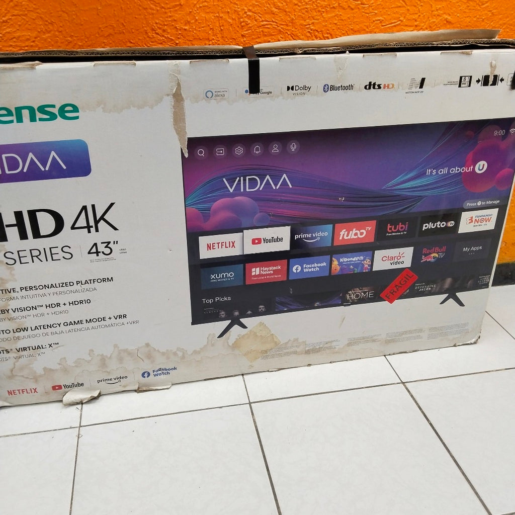 PANTALLA HISENSE 43A6GV (2022) 43" LED 4K (SEMINUEVO)