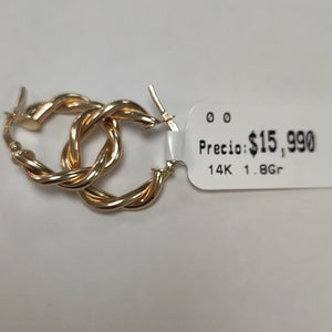 ARRACADAS ORO 14K 1.8 (NUEVO)