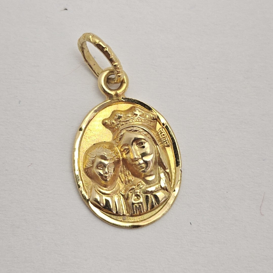 MEDALLA RELIGIOSA ORO 14 K 0.9 GRMS (SEMINUEVO)