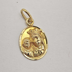 MEDALLA RELIGIOSA ORO 14 K 0.9 GRMS (SEMINUEVO)