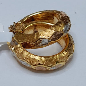 ARRACADAS PAR ORO 14 K 4,90 GRMS (SEMINUEVO)