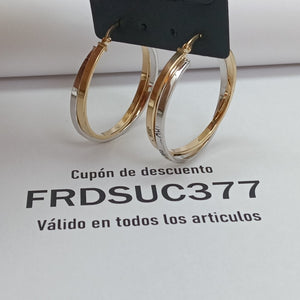 ARETES PAR ORO 14 K 3.3 GRMS (SEMINUEVO)