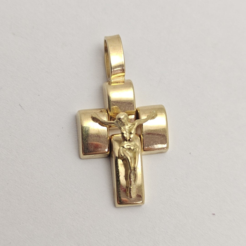 CRUCIFIJO ORO 14 K 3,80 GRMS (SEMINUEVO)