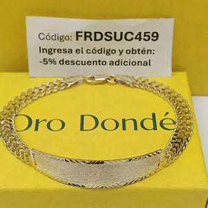 PULSERA ESCLAVA CHINO 14K 21 CM 9.7 GR (NUEVO)