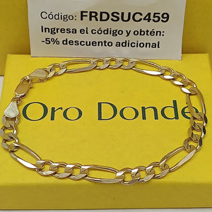 PULSERA 3X1 14K 18 CM 9.5 GR (NUEVO)