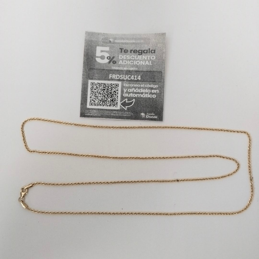 CADENA ORO 14 K 4.1 GRMS (SEMINUEVO)