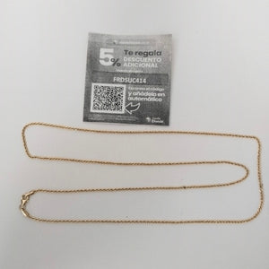 CADENA ORO 14 K 4.1 GRMS (SEMINUEVO)