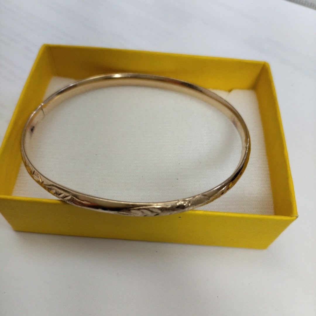 PULSERA RIGIDA ORO 14 K 6,50 GRMS (SEMINUEVO)
