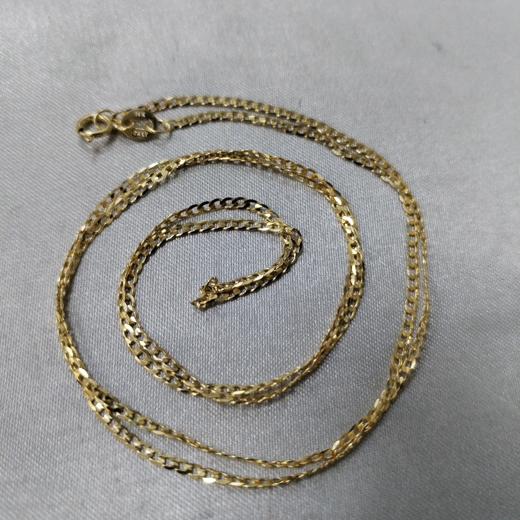 CADENAS BARBADA AMARILLA ORO 14K 2.2 (NUEVO)