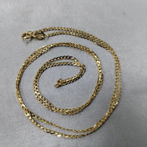 CADENAS BARBADA AMARILLA ORO 14K 2.2 (NUEVO)