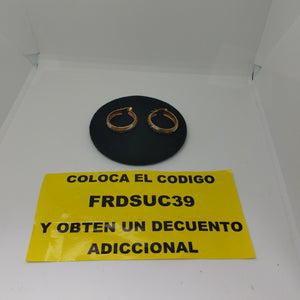 ARRACADAS PAR ORO 10 K 3.4 GRMS (SEMINUEVO)