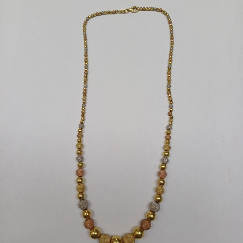 COLLAR ORO, ORO COMBINADO 14 K 8.8 GRMS (SEMINUEVO)
