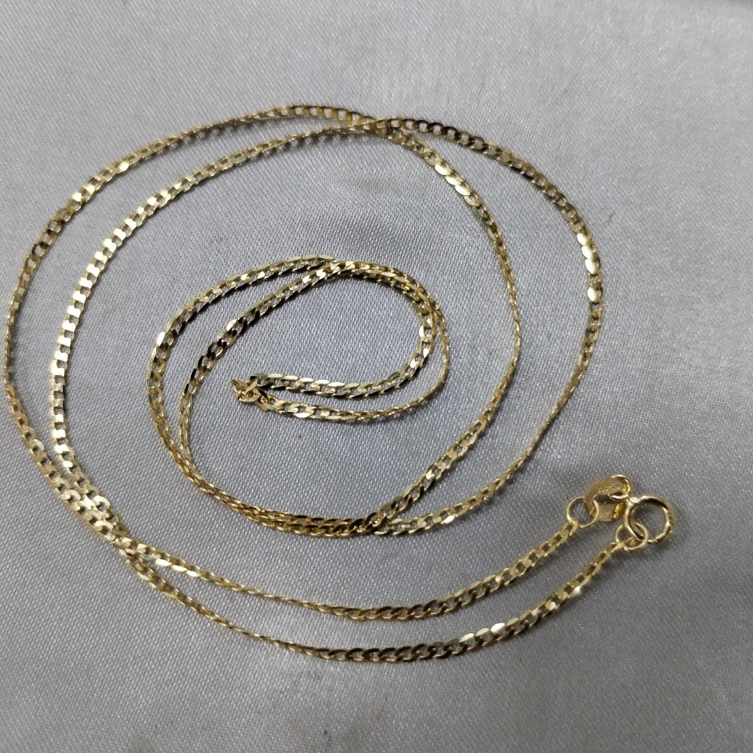 CADENAS BARBADA AMARILLA ORO 14K 2.2 (NUEVO)